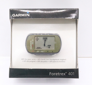 【ト滝】美品 GARMIN (ガーミン) ForeTrex 401 ガーミン ハンディGPS 登山 トレイル サバゲー サイクリング CC350DEW64