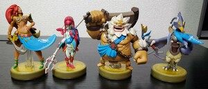 アミーボ/amiibo/ ゼルダの伝説/英傑　ミファー　ウルボサ　ダリケル　リーバル/４点セット