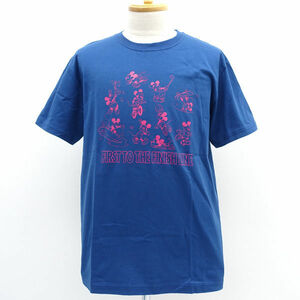 ★ キャリー ディズニー Tシャツ Multi player t-shirt ネイビー L タグ付き CL-21SS001D (0220478521)