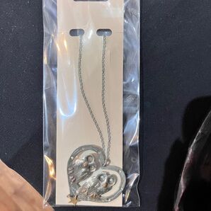 2匹ふくろう ネックレス チェーン シルバー