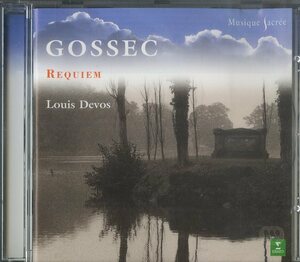 D00117053/CD/ルイ・ドゥヴォ(LOUIS DEVOS)「Gossec / Requiem (WE-837)」