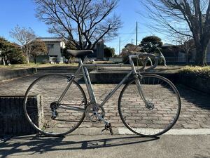 メーカー不明　ハンドメイド　ロードバイク　700c クロモリ　vintage ヴィンテージ　レストアベース　campagnolo 希少