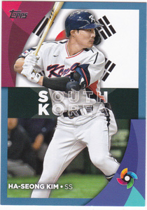 金河成 2023 Topps World Baseball Classic Stars 50 Blue