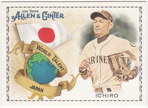 イチロー 2018 Topps Allen and Ginter World Talent WT-26