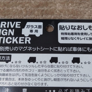 ★お徳用セット★日本製★【ドライブレコーダー シールタイプ リアガラス専用 ステッカー 2点セット 】貼り直しＯＫ！マーク サイン の画像3