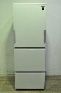【1円スタート】埼玉発　SHARP　ノンフロン冷凍冷蔵庫　SJ-GW36E-W 356L/70kg 2019年製　MM　IS