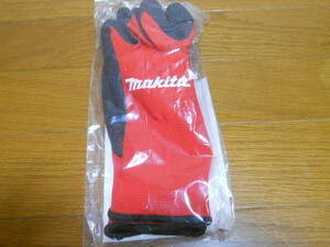 * Makita makita gloves army hand glove red × black free size *