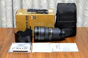 AF-S NIKKOR 24-70mm f/2.8E ED VR + おまけ：保護フィルター