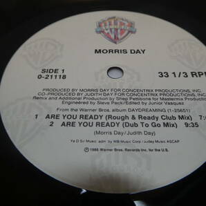 即決！Princeプリンス関連！Morris Day モーリス・デイ / Are You Ready US盤12”レコード ザ・タイム The Timeの画像3