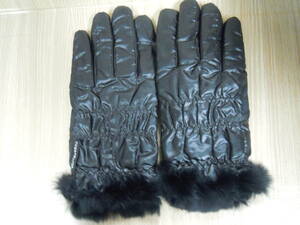 (す-W-306) THERMOLITE サーモライト 手袋 グローブ 黒色 レディース 長期保管品 中古