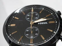 (つ-U-557)FOSSIL フォッシル 腕時計 FS5379 アナログ クロノグラフ メンズ 動作品 中古_画像5