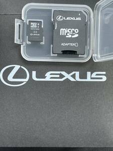 2021年版　レクサス純正　ナビデータ microSDカード SDカード 