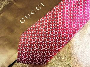 ●bv0006●良品●グッチ【GUCCI】 総ＧＧロゴ柄 ネクタイ