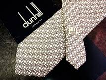 ●bv0024●良品●【ｄunhill】ダンヒル【総ｄロゴ】ネクタイ★_画像2