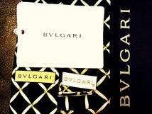 ●bv0342●良品●【BVLGARI】ブルガリ 「最高級セッテピエゲ」 ネクタイ_画像3