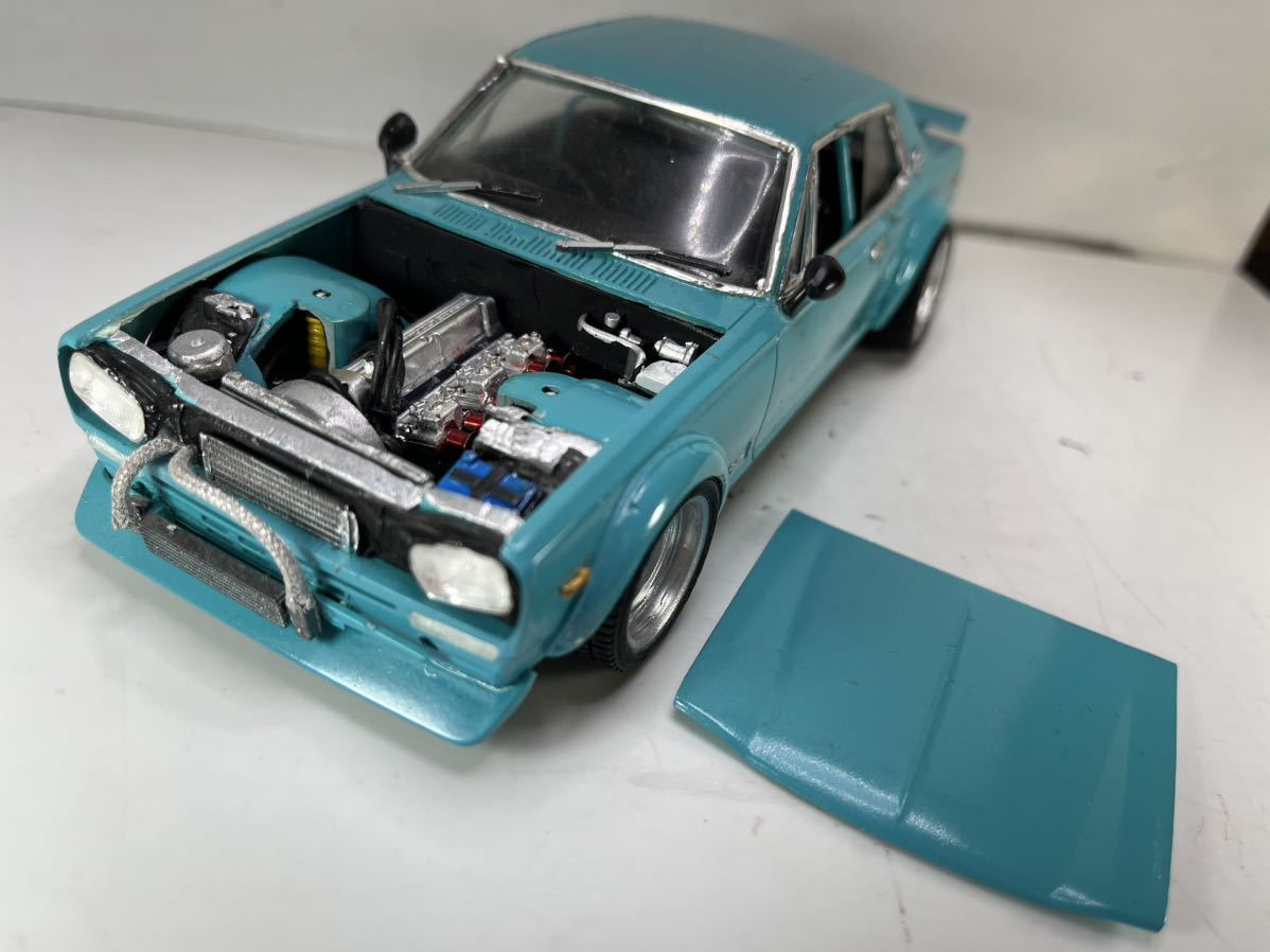 ☆1/24 Plastic Model☆ Hakosuka☆L-Type Fully Tuned Custom ☆Pre-painted Finished Product☆Free Shipping☆, Plastic Models, car, Finished Product