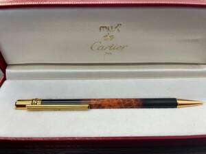 ＃1744【ファン＆コレクター必見！】must de Cartier　ボールペン　箱付き 美品 マストドゥカルティエ/カルティエ/ 筆跡未確認 現状保管品