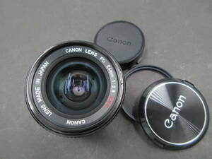 極美品　Canon FD 24mm f2.8 S.S.C. レンズ