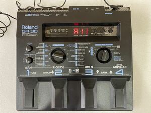 RM7282 ROLAND ローランド GR-30 ギター シンセサイザー エフェクター 音響 機材 楽器 バンド ブラック 黒 ACI-100C 通電確認 0228