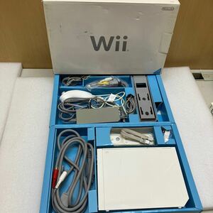 MK5567 【中古】任天堂 Wii [ウィー] Wiiリモコンジャケット同梱 元箱あり 20240214