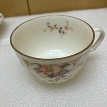 MK5611 NARUMI CHINA ナルミ カップ＆ソーサー ティーカップ コーヒーカップ 食器 洋食器 花柄 金彩 未使用品 2024021020_画像5