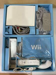 RM7213 nintendo Wii white RVL-001 body remote control etc. attaching operation not yet verification 0223