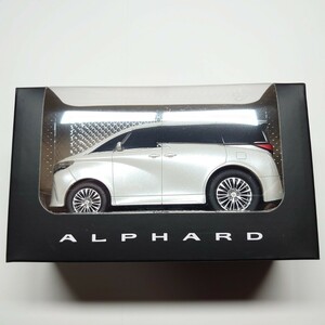 《希少》トヨタ TOYOTA アルファード プルバックカー 白 プラチナホワイトパールマイカ ディーラー 販促品 特注 非売品 ミニカー 同梱可