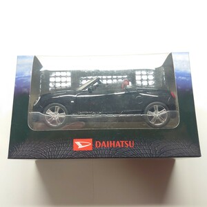 《非売品》ダイハツ コペン セロ プルバックカー 黒 Cero オープンカー DAIHATSU ディーラー 販促品 特注 ミニカー 同梱可