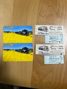 津軽鉄道カードNo.1、ストーブ列車硬券