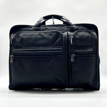 1円 【美品】 TUMI トゥミ ビジネスバッグ 2way ショルダーバッグ 書類カバン 手提げ 斜め掛け クロスボディー 大容量 A4&PC可 ブラック 黒_画像2