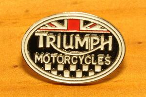 英国 インポート Pins Badge ピンズ ピンバッジ TRIUMPH トライアンフ カフェレーサー CAFE RACER ROCKERS ロッカーズ UK GB バイク 142S