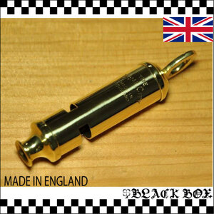 BRASS ブラス 真鍮 無垢 ACMEアクメ WHISTLE ポリス ホイッスル キーホルダー イギリス UK GB ENGLAND イングランド 英国製 レア M