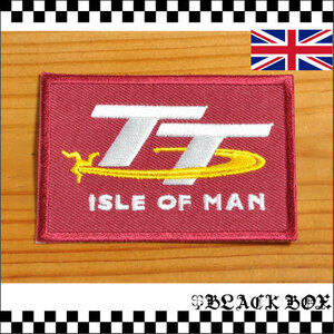 英国 インポート ワッペン パッチ ISLE OF MAN T.T.RACES マン島 TTレース 三脚巴 トリスケル トリスキール ロッカーズ カフェレーサー 349