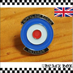 Pins ピンズ ピンバッジ ターゲットマーク ラウンデル ROYAL AIR FORCE VETERAN RAF 英国空軍 スピットファイア MODS モッズ イギリス 542