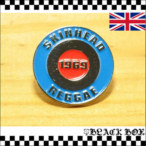 英国 インポート Pins Badge ピンズ ピンバッジ 画鋲 SKINHEAD SKINS スキンズ Oi PUNK オイ パンク 1969 REGGAE レゲエ UK GB 408