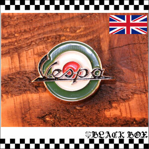 英国 インポート Pins Badge ピンズ ピンバッジ VESPA TARGETMARK ROUNDEL ベスパ ターゲットマーク ラウンデル 131