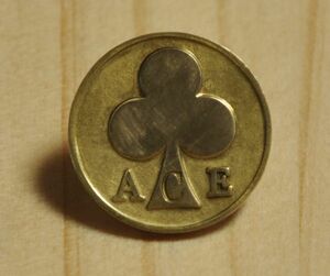 英国 Pins ピンズ ピンバッジ Ace Cafe London Token coin トークン エース コイン バイク ロッカーズ カフェレーサー イギリス gb