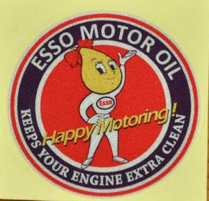 反射 ステッカー シール ESSO Vespa Lambretta MODS エッソ ベスパ ランブレッタ モッズ ENGLAND イギリス uk GB Sサイズ