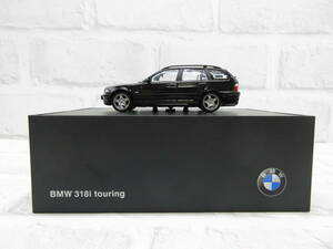 ミニカー　1/43　BMW　3シリーズ　ツーリング　318i touring　ブラック　ディーラー正規品　モデルカー 