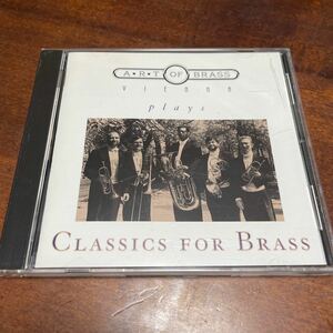 輸入盤 CD) ART OF BRASS VIENNA plays CLASSICS FOR BRASS 美盤 同梱可◆240222 クラシック ブラスバンド　ケース少キズ