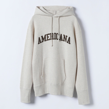 【定価2.6万】アパルトモン別注 Americana/アメリカーナ Logo Parka ナチュラル★ロゴパーカーL'Appartementドゥーズィエムクラス_画像4