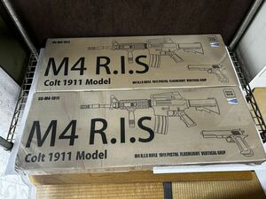 エアーガンセット Colt1911モデル ＆ M4 R.I.Sモデル ［ VS-C-M4 ］ 対象年令18才以上