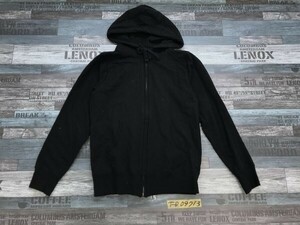 CO-KINU キッズ ジップパーカー M 黒