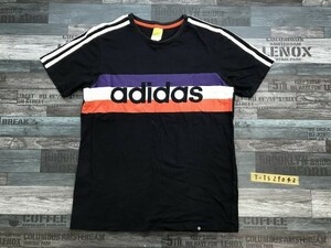 ADIDAS アディダス メンズ NEO プリント 半袖Tシャツ M 紺