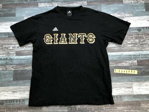 ADIDAS アディダス メンズ 読売ジャイアンツ TAKAHASHI 背番号24 プリント 半袖Tシャツ 0 黒