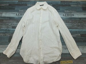 NOLLEY'S Nolley's men's made in Japan cotton long sleeve shirt 16/41 white 