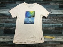 NIXON ニクソン メンズ 波 フォトプリント 半袖Tシャツ M 白_画像1