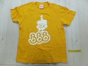 BASEBALL BEAR レディース キャラクタープリント 半袖Tシャツ 小さいサイズ XS 山吹色