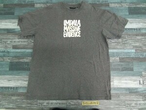 IMPALA メンズ 英字プリント入 半袖Tシャツ 大きいサイズ XL グレー