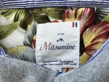 MITSUMINE ミツミネ メンズ 胸ポケット 襟切替 半袖ポロシャツ M 黒_画像2